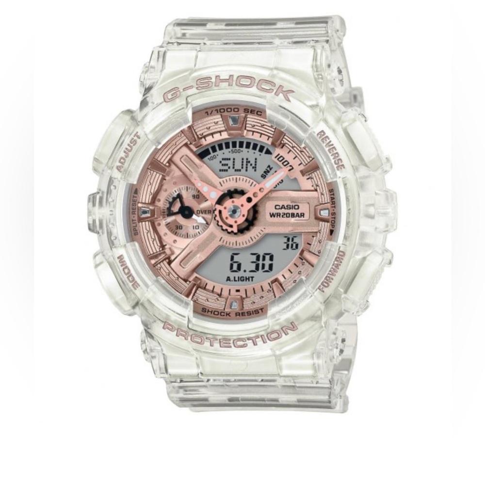 G-Shock GMAS120SR-7A Rose Gold clear